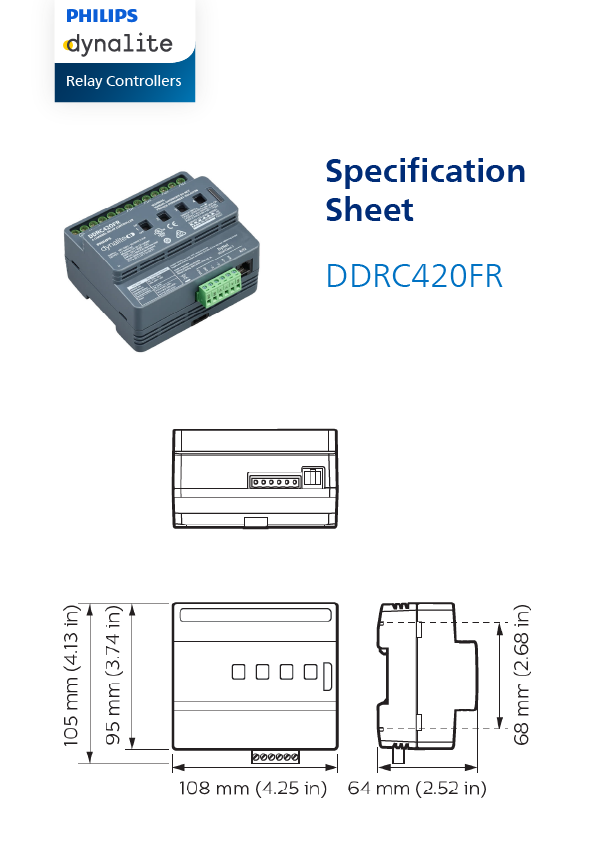 DDRC420FR Spec Sheet