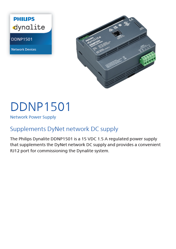 DDNP1501 Spec Sheet