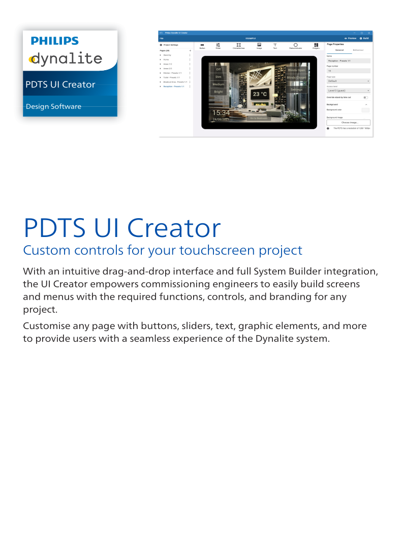 PDTS UI Creator Spec Sheet